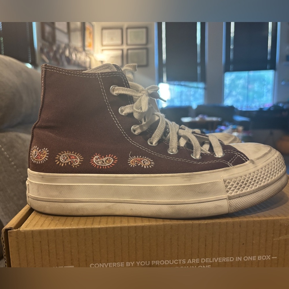 Converse Chuck Taylor All Star Lift Platform "Crafted Evolution" Women’s Size 8